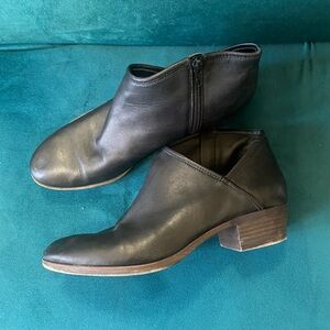 Lucky Brand Black Ankle Boots - Size 10